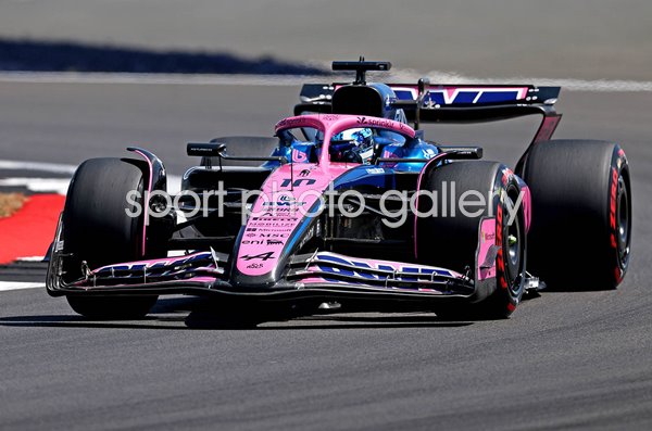 Pierre Gasly France driving Alpine F1 British Grand Prix Silverstone 2025