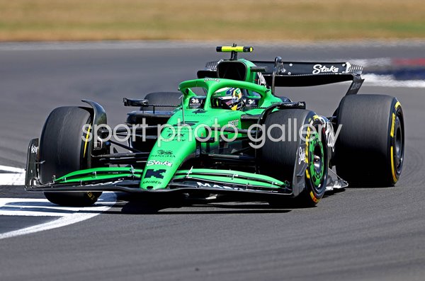 Gabriel Bortoleto Brazil driving Kick Sauber C45 Ferrari British Grand Prix Silverstone 2025