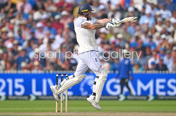 Ben Stokes England flying cut v India 4th Test Match Old Trafford 2025