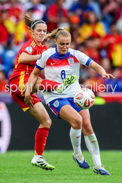 Georgia Stanway England v Aitana Bonmati Spain Women's EURO Final 2025  