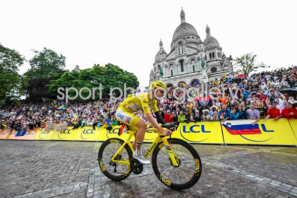 Tadej Pogacar Slovenia Cote de la Butte Montmatre Paris Tour de France 2025