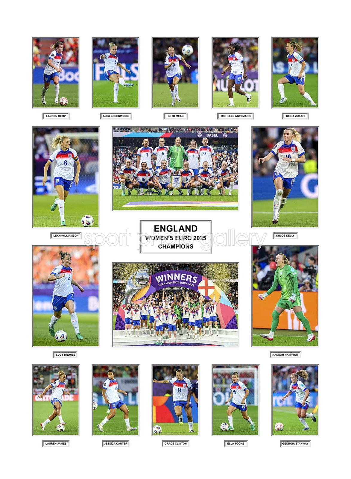 England Women’s Euro 2025 Champions Team Special