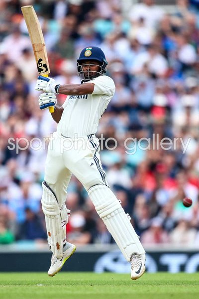 Sai Sudharsan India bats v England 5th Test Match Oval 2025