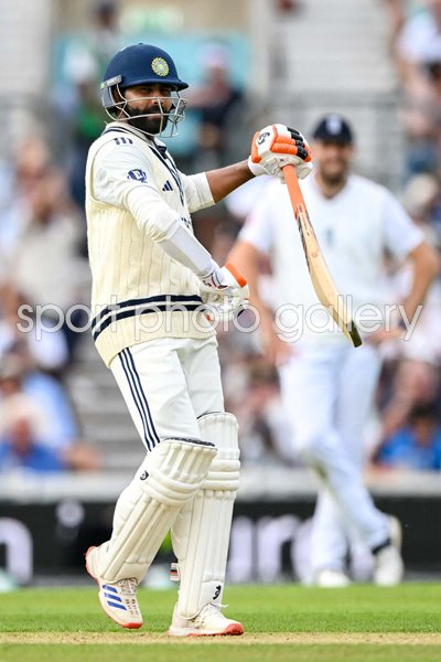Ravindra Jadeja India trademark celebration v England 5th Test Match Oval 2025