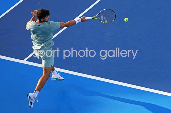 Carlos Alcaraz Spain forehand v Alexander Zverev Cincinnati Open 2025  