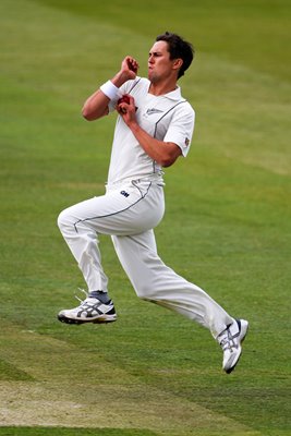 Trent Boult New Zealand bowls v England Lords 2013