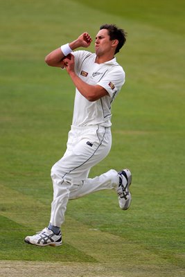 Trent Boult New Zealand bowls v England Lords 2013