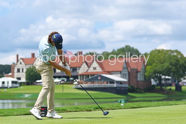 Tommy Fleetwood England 8th Tee 2 of 3 Final Round Focus TOUR Championship 2025