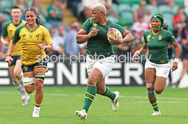 Aseza Hele South Africa v Brazil Pool D Women's Rugby World Cup 2025  
