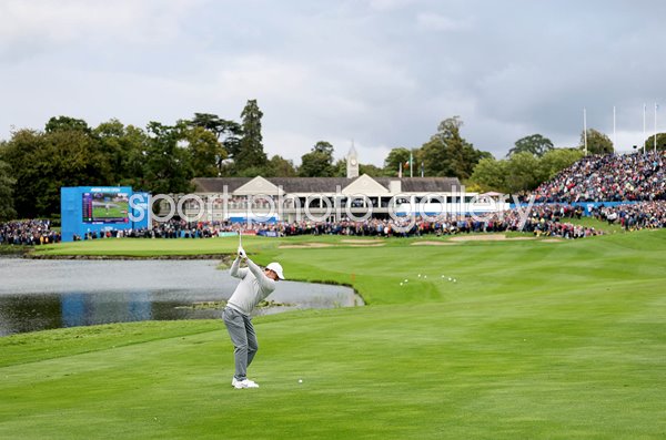 Rory McIlroy Northern Ireland 2nd shot 18th Day 4 Irish Open 2025