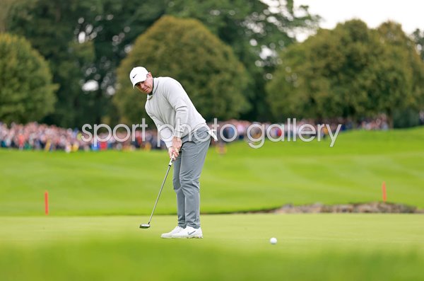 Rory McIlroy Northern Ireland Eagle Putt 18th Day 4 Irish Open 2025
