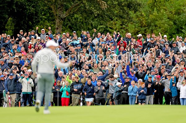 Huge crowds celebrate Rory McIlroy Eagle Irish Open K Club 2025 