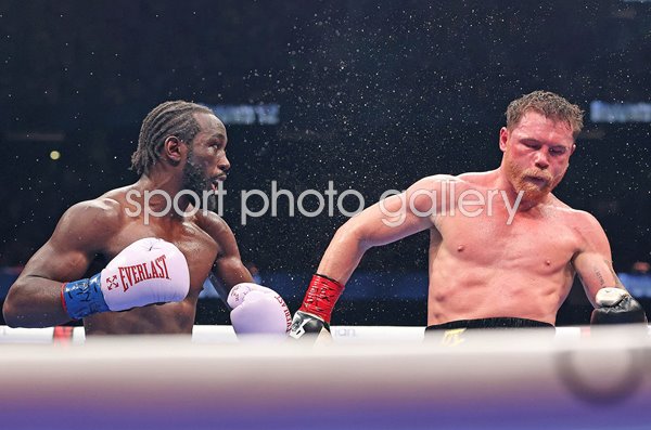 Terence Crawford USA punches Canelo Alvarez Mexico Las Vegas 2025