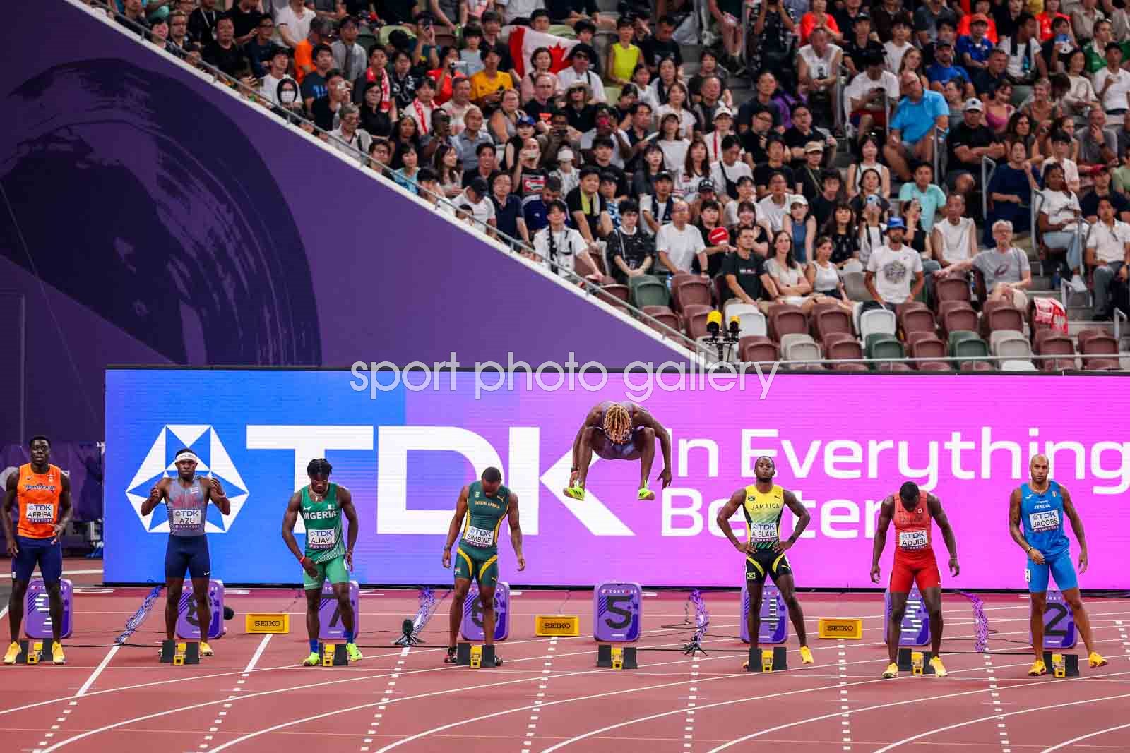 Noah Lyles USA warm up 100m Semi-Final World Athletics Tokyo 2025 Noah Lyles USA warm up 100m Semi-Final World Athletics Tokyo 2025