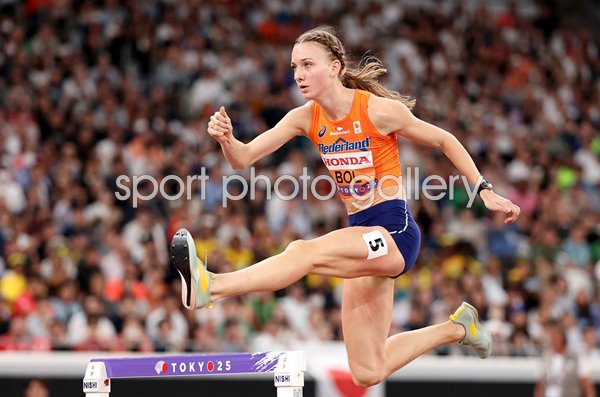 Femke Bol Netherlands Women's 400 Metres Hurdles Final World Athletics Tokyo 2025