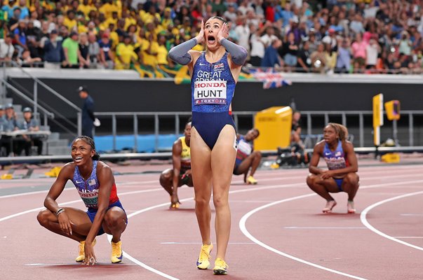 Amy Hunt Great Britain Shock Silver 200m World Athletics Tokyo 2025