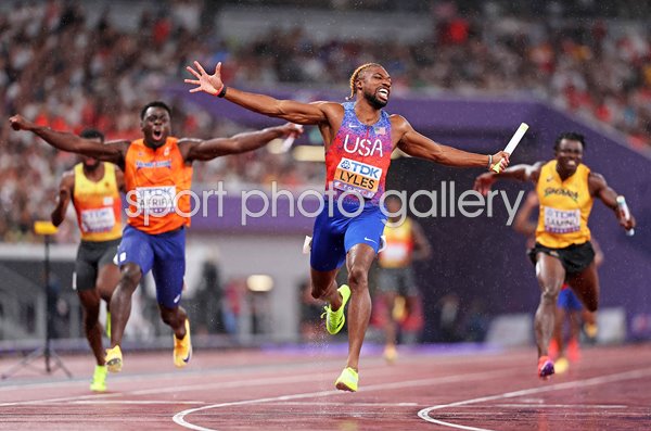 Noah Lyles USA 4x100 Metres Relay World Athletics Championships Tokyo 2025