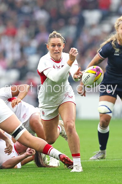 Natasha Hunt England v USA Pool A Women's Rugby World Cup 2025