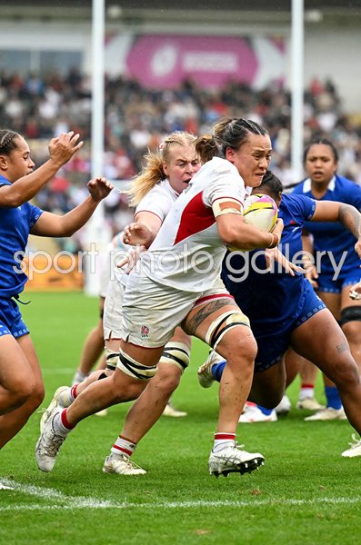 Maddie Feaunati England v Samoa Pool A Women's Rugby World Cup 2025