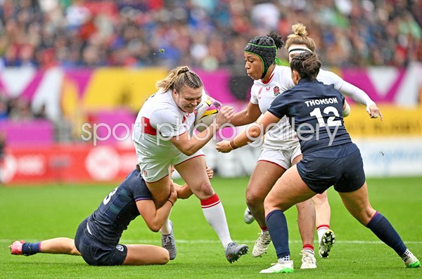 Sarah Bern England v Scotland Quarter Final Women's Rugby World Cup 2025