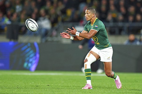 Manie Libbok South Africa v New Zealand Rugby Championship Wellington 2025