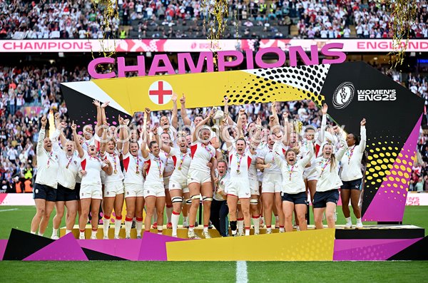 England Women's Rugby World Champions Twickenham 2025