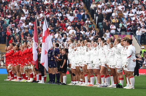 Canada v England team anthems Women's Rugby World Cup Final 2025 