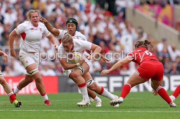 Alex Matthews England scores v Canada World Cup Final Twickenham 2025