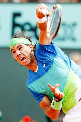 Rafael Nadal Service Power in Paris 2010