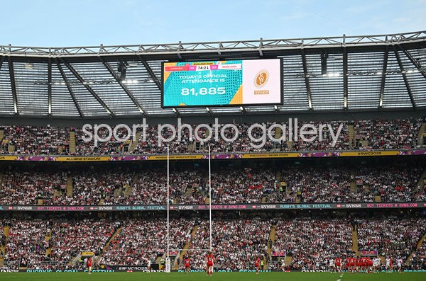 Record Crowd 81,885 Women's Rugby World Cup Final Twickenham 2025  