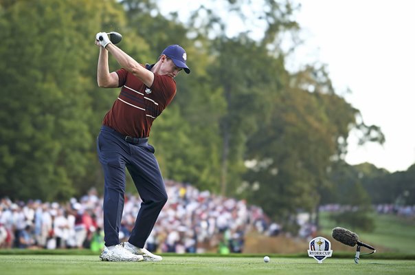 Matt Fitzpatrick Europe Day 2 Foursomes Bethpage Black Ryder Cup 2025