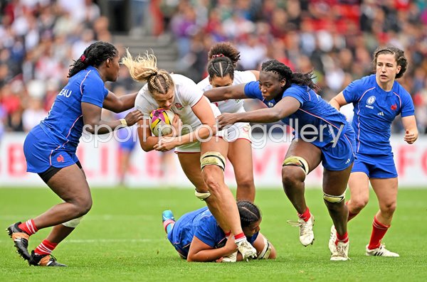 Zoe Aldcroft England v France Women's Rugby World Cup Semi Final 2025 