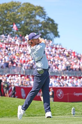 Tommy Fleetwood Europe 1st tee Friday Fourballs Bethpage Ryder Cup 2025