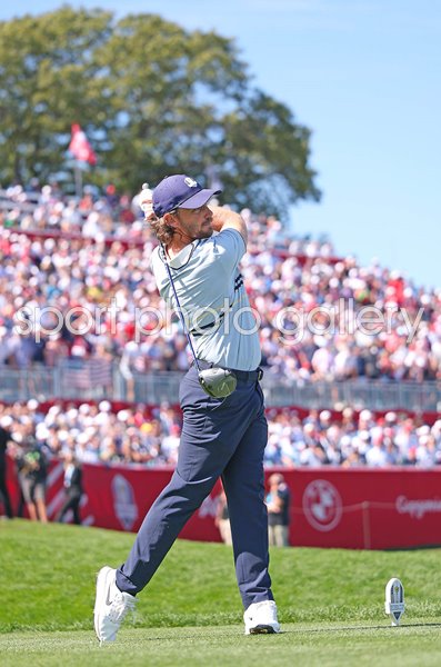 Tommy Fleetwood Europe 1st tee Friday Fourballs Bethpage Ryder Cup 2025