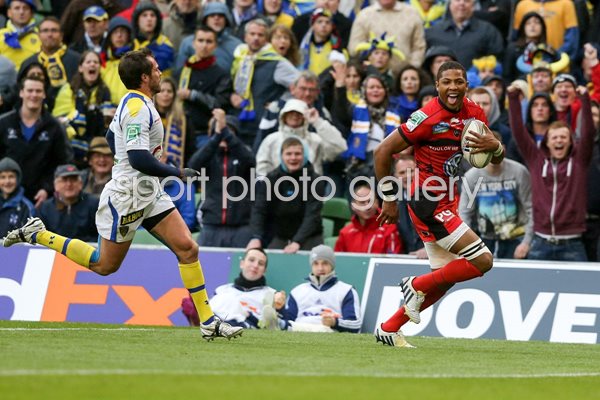 Delon Armitage Toulon scores Heineken Cup Final 2013