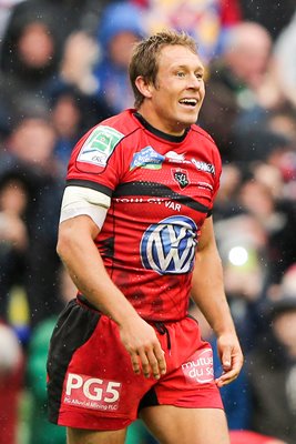 Jonny Wilkinson Toulon celebrates Heineken Cup win 2013