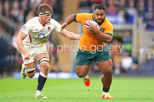 Taniela Tupou Australia v Guy Pepper England Nations Series Twickenham 2025