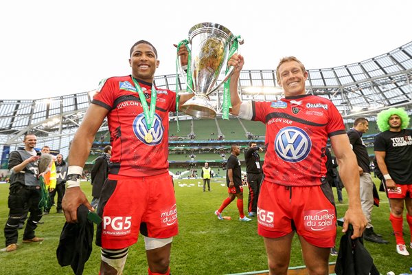 Jonny Wilkinson and Delon Armitage Toulon Heineken Cup 2013