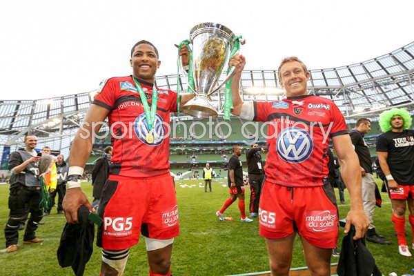 Jonny Wilkinson and Delon Armitage Toulon Heineken Cup 2013
