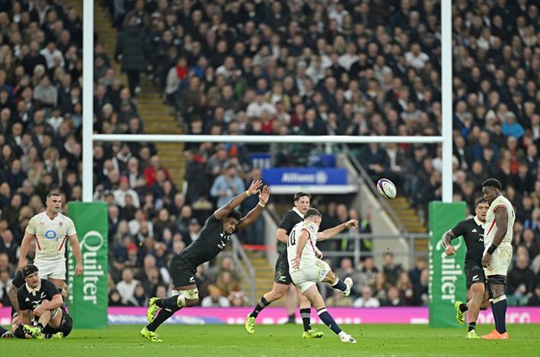 George Ford England drop goal v New Zealand Autumn Series Twickenham 2025