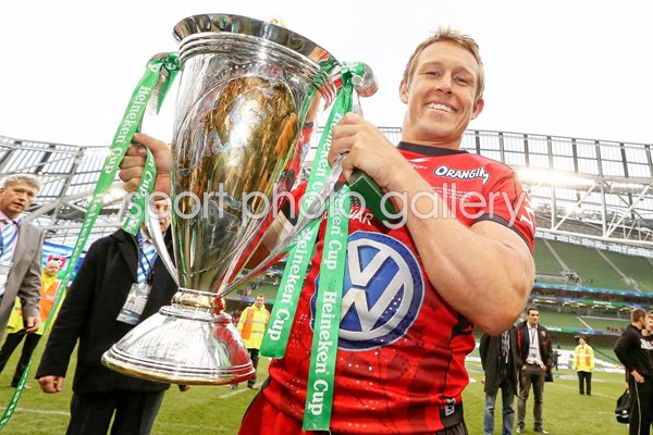 Jonny Wilkinson Toulon Captain Heineken Cup Winner 2013