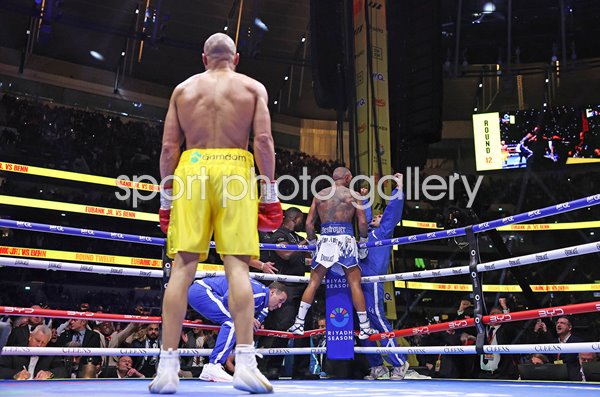 Conor Benn celebrates win v Chris Eubank Jr Rematch London November 2025