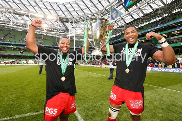 Steffon and Delon Armitage Toulon Heineken Cup Winners 2013