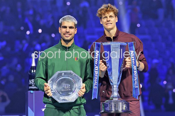 Champion Jannik Sinner & Runner Up Carlos Alcaraz ATP Finals Turin 2025