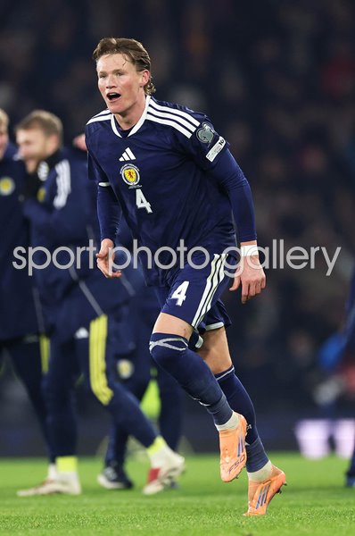 Scott McTominay Scotland celebrates World Cup 2026 Qualification Hampden Park 2026