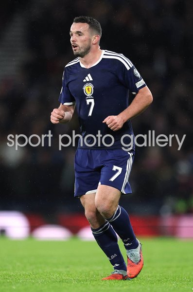 John McGinn Scotland v Denmark World Cup 2026 Qualifier Hampden Park 2025