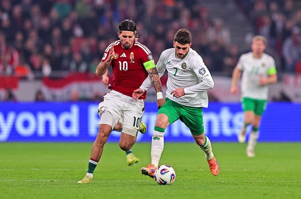 Troy Parrott Republic of Ireland v Hungary World Cup 2026 Qualifier