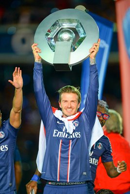 David Beckham Paris Saint-Germain FC league Winners 2013