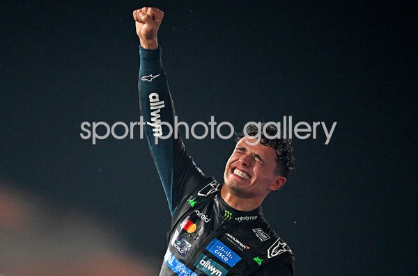 Lando Norris Great Britain World Drivers Champion Abu Dhabi Grand Prix 2025