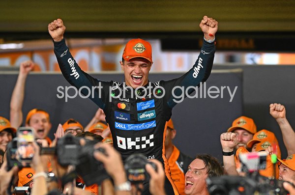 Lando Norris F1 World Drivers Champion Celebration Abu Dhabi 2025